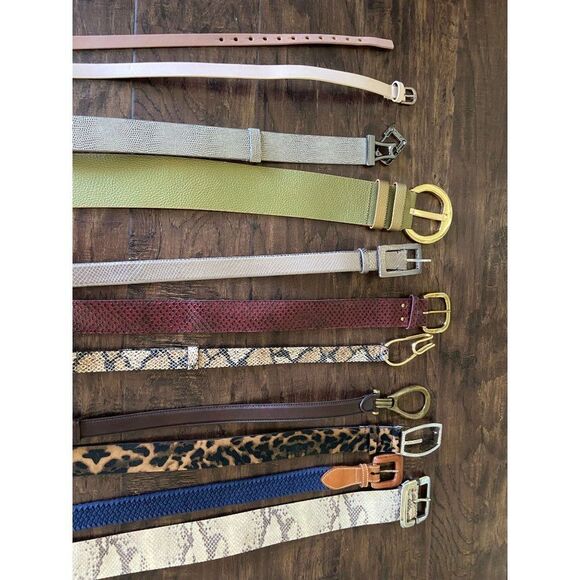 Lot of 11 Fashion Belts (Size Small-Medium) - Picture 2 of 2